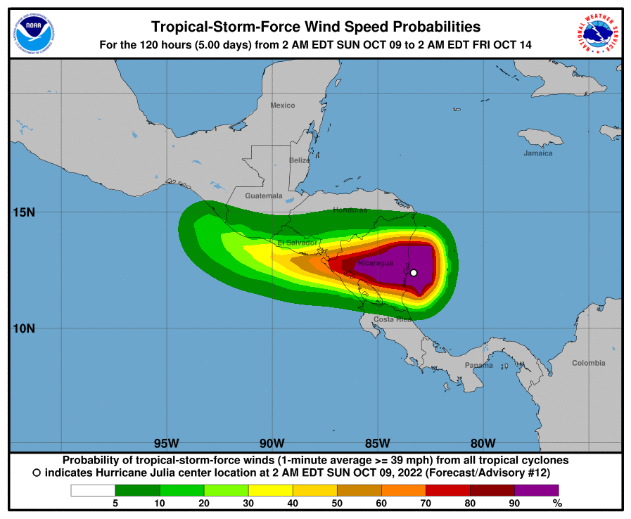 El Salvador En Estado De Emergencia Por Tormenta Tropical Julia