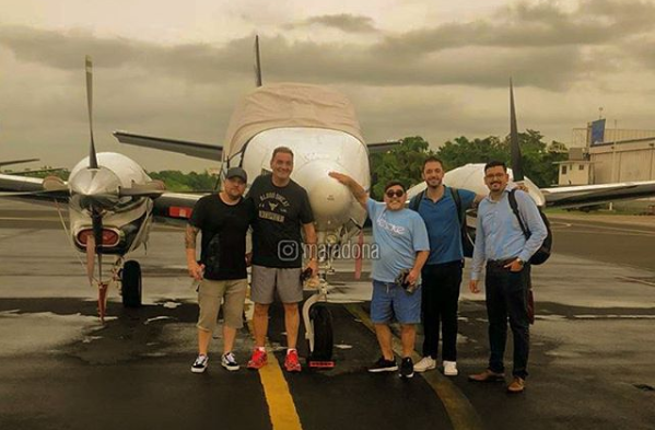 Maradona y su fugaz visita a Guatemala