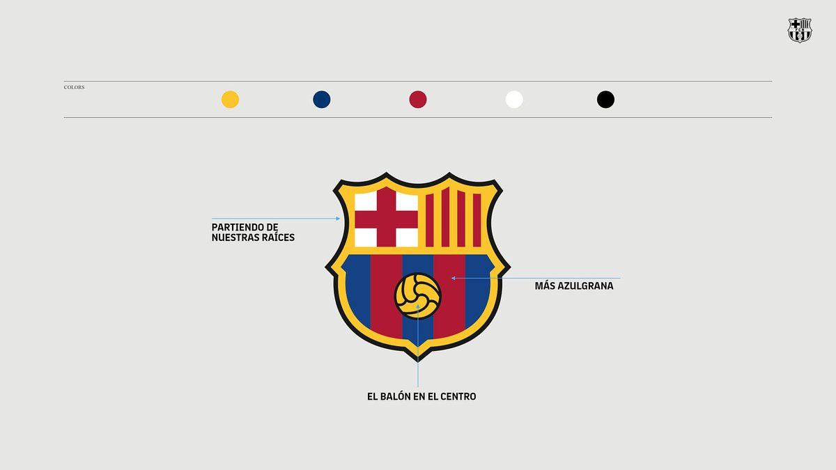 Barcelona cambia su escudo después de 16 años