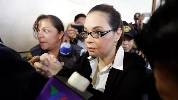 Ex vicepresidenta de Guatemala condenada a 15 años de prisión