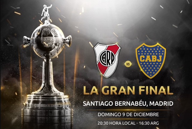 Final de la Copa Libertadores se jugará en el Santiago Bernabéu