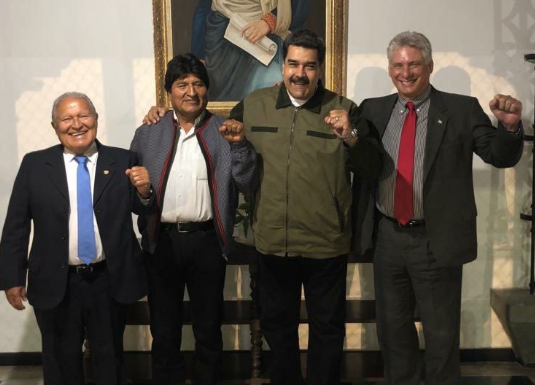 Maduro agradece a presidentes de El Salvador, Bolivia y Cuba por respaldar su dictadura