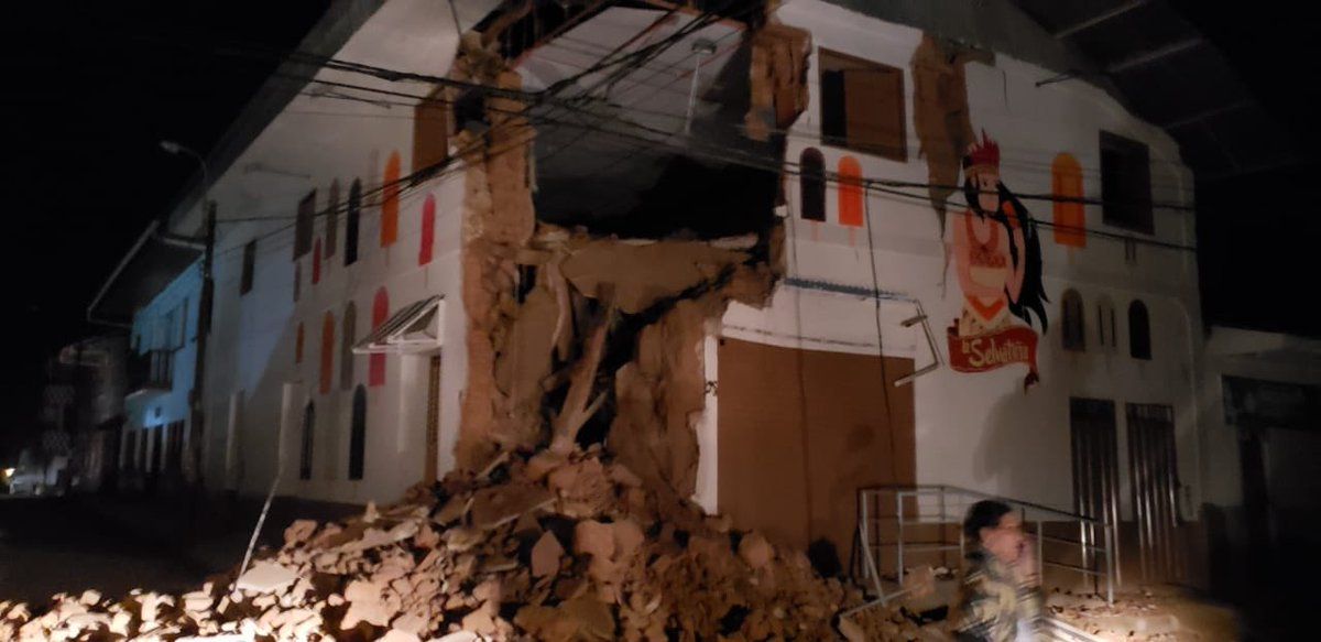 Terremoto de magnitud 8 que duró 2 minutos sacude el norte de Perú