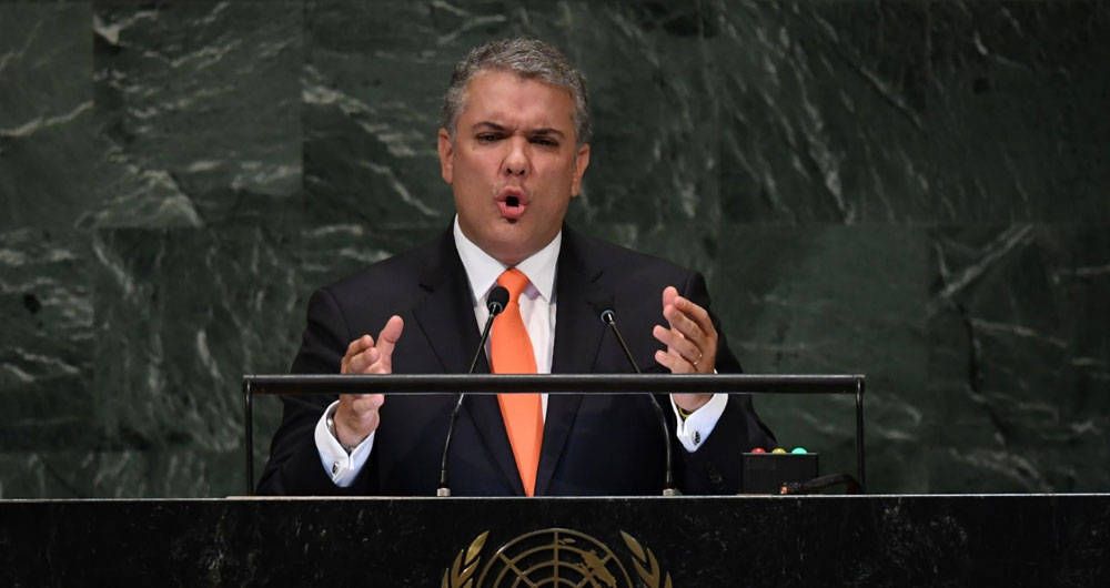 Iván Duque, ante la ONU: “La dictadura venezolana es un eslabón más del terrorismo trasnacional”