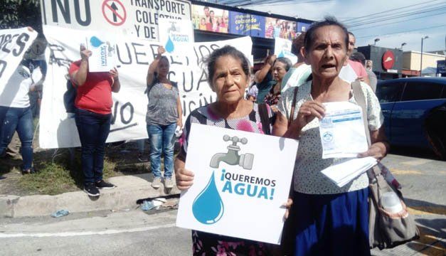 Comunidades de Soyapango sin agua desde hace tres meses