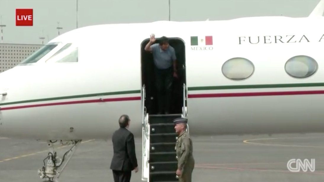 Gobierno de López Obrador facilitó avión a Evo Morales para su llegada a México