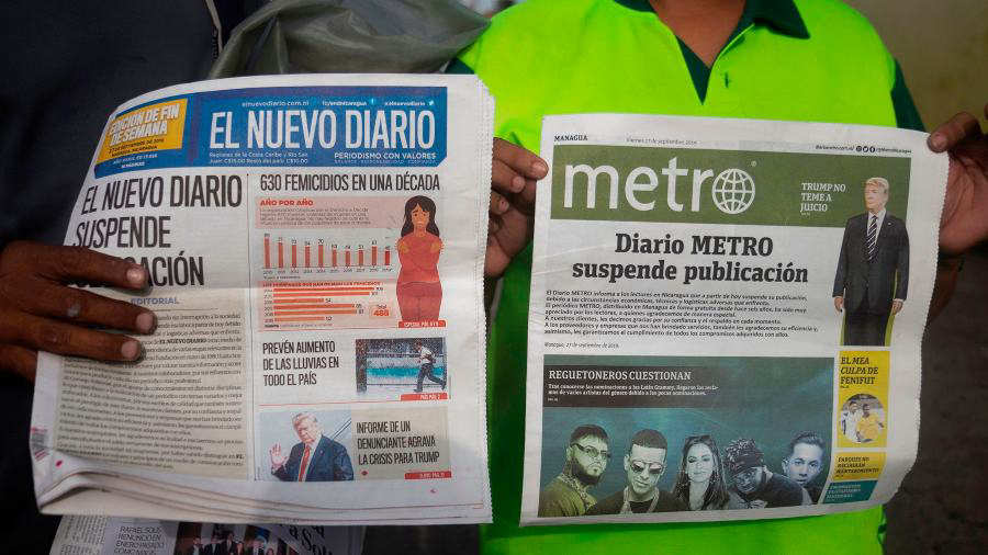 Nicaragua, a punto de convertirse en el único país del mundo sin un periódico impreso