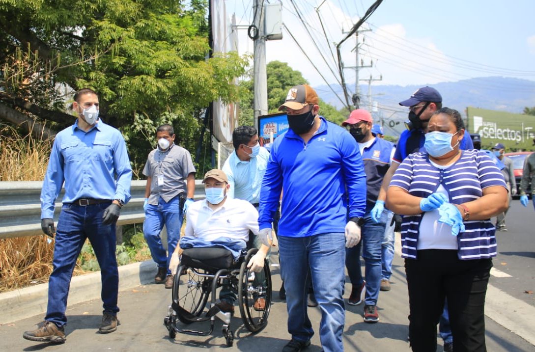 Diputado Guillermo Gallegos y el alcade Muyshondt juntos en jornada