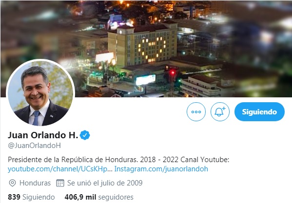 Twitter elimina más de 3,000 cuentas falsas creadas para retuitear mensajes del presidente hondureño