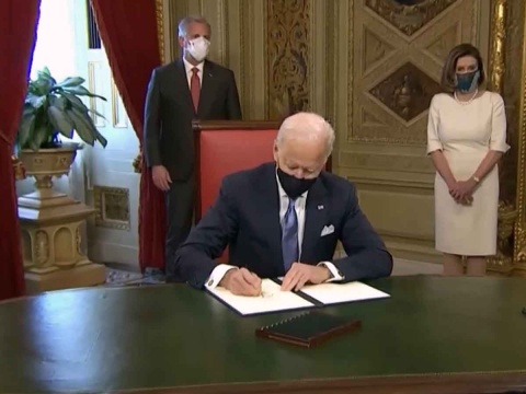 Joe Biden firmará 17 decretos en su primer día como presidente de los Estados Unidos