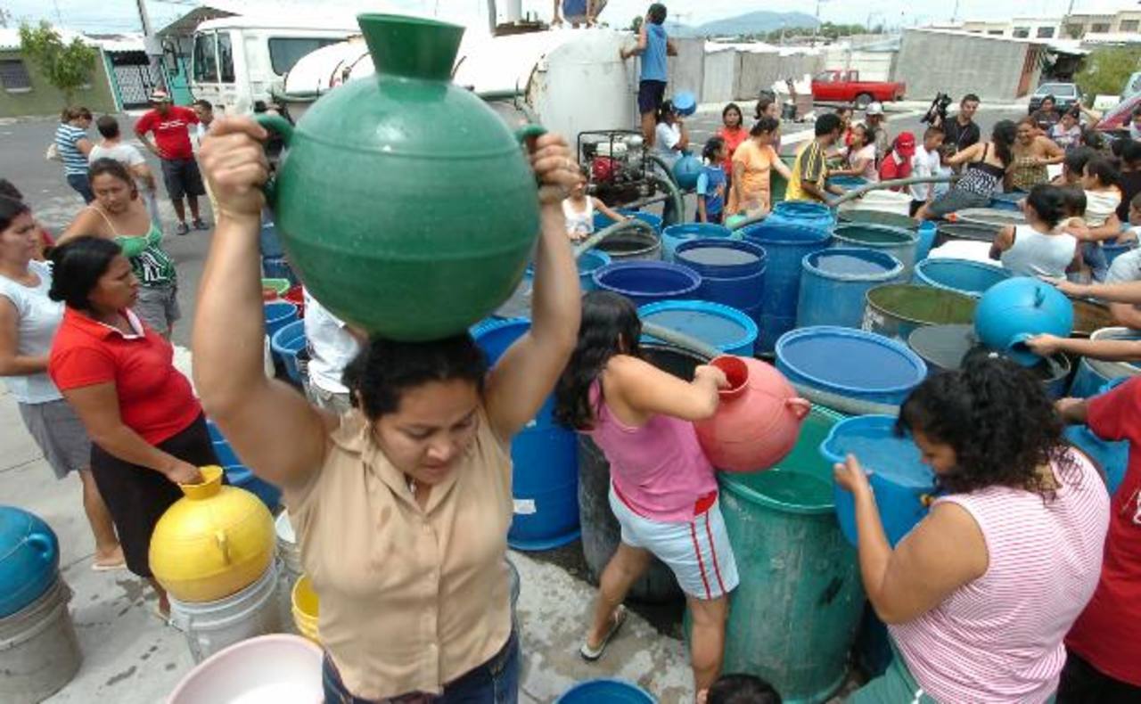 ANDA suspende nuevamente el servicio de agua por 24 horas en San Salvador