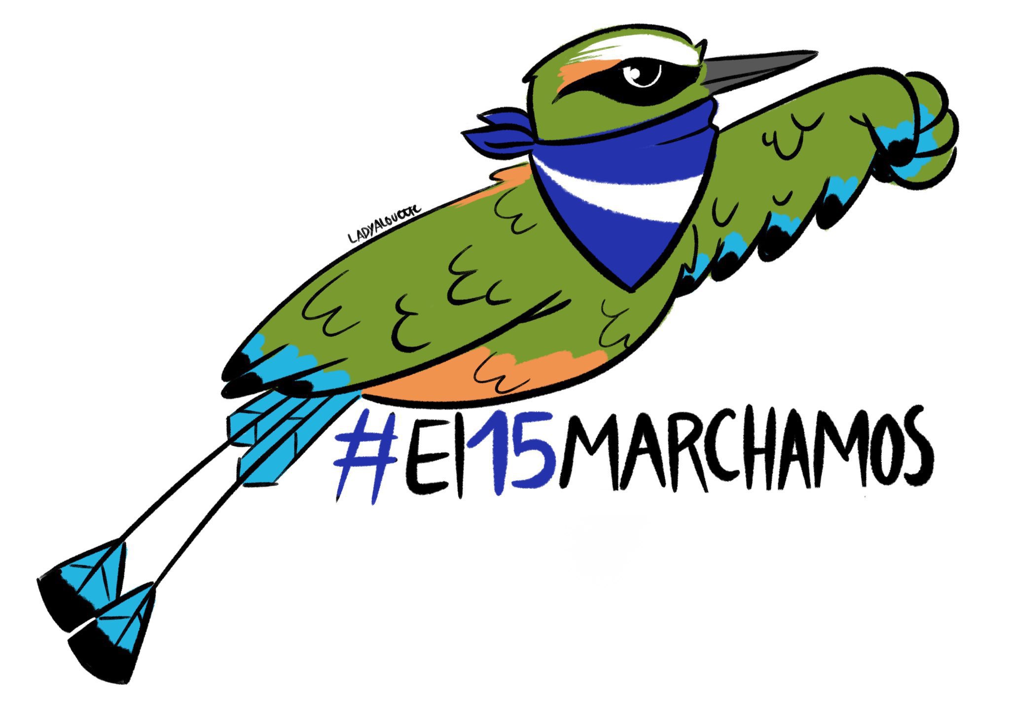#El15Marchamos se vuelve tendencia mientras la sociedad civil se une para protestar contra régimen de Bukele