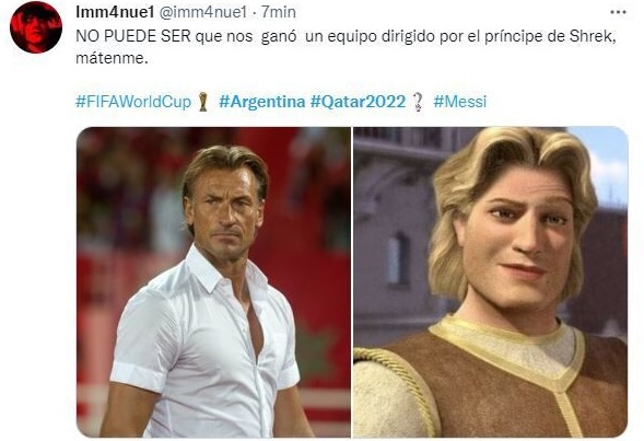 La derrota de Argentina genera una ola de memes en las redes sociales