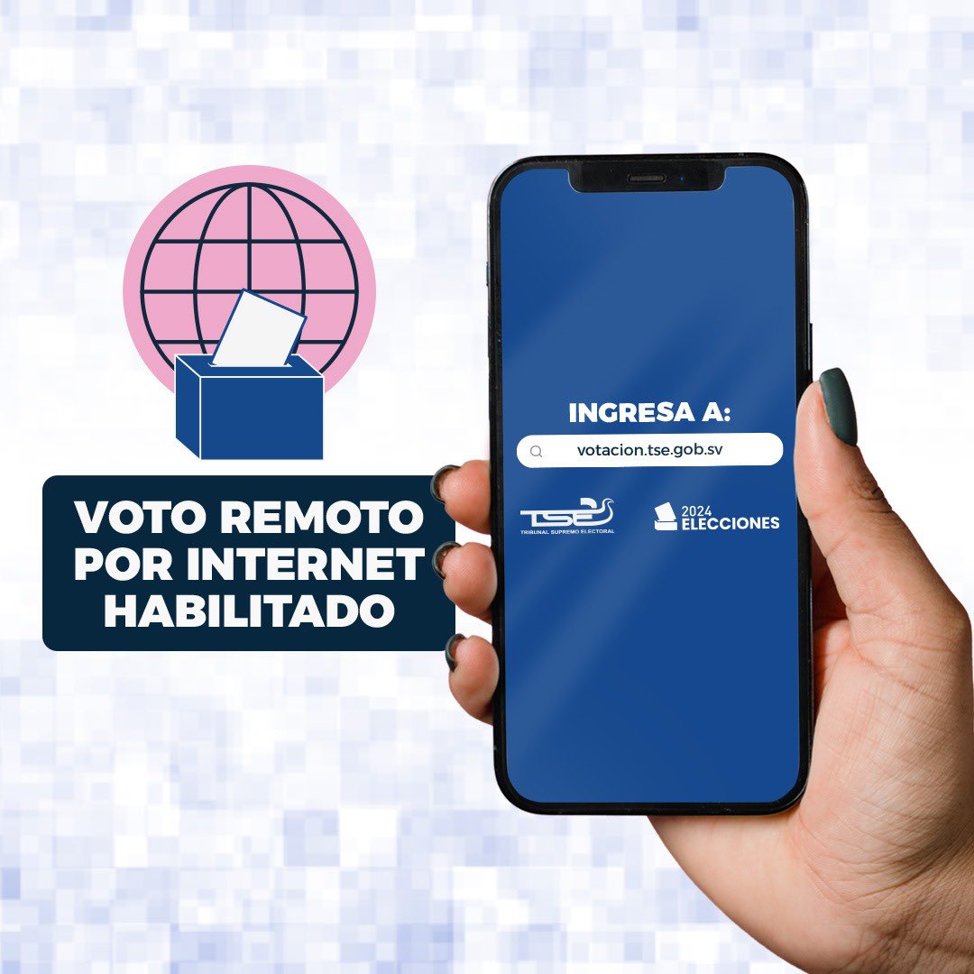 Ciudadano con DUI con dirección en El Salvador fue incluído para usar el voto remoto por internet