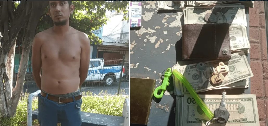 Detienen a hombre que transportaba un cadáver, dinero y un arma al interior de su vehículo en Quezaltepeque