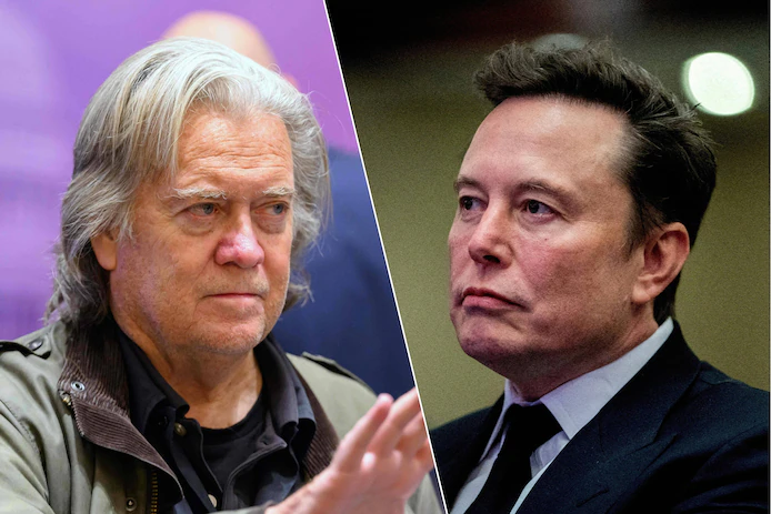 Steve Bannon pide deportación de Elon Musk y la confiscación de SpaceX en medio de ruptura con Trump