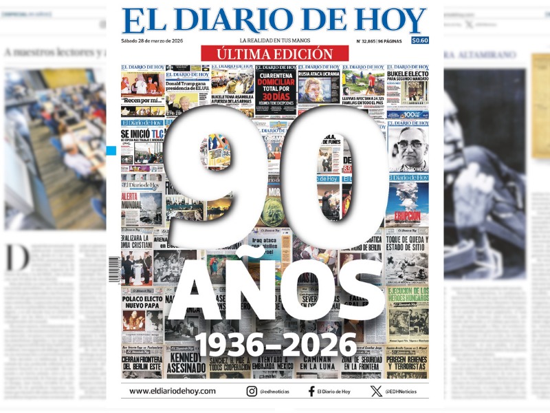 SIP lamenta salida de circulación de histórico medio periodístico, El Diario de Hoy