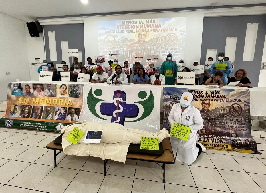 Líder de SIMETRISSS enfrenta proceso de despido tras denunciar falta de medicinas en el ISSS