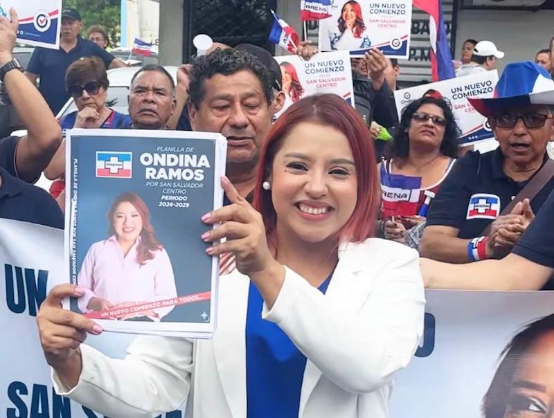 Ondina Ramos de ARENA entra a la carrera por la alcaldía de San Salvador Centro