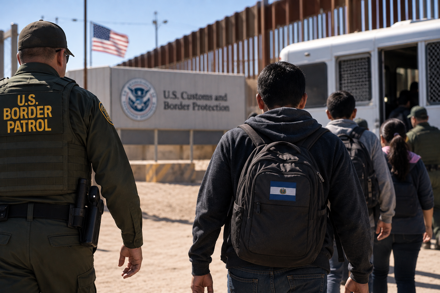 Detenciones de migrantes salvadoreños en frontera de EE.UU. aumentan 45% en un año