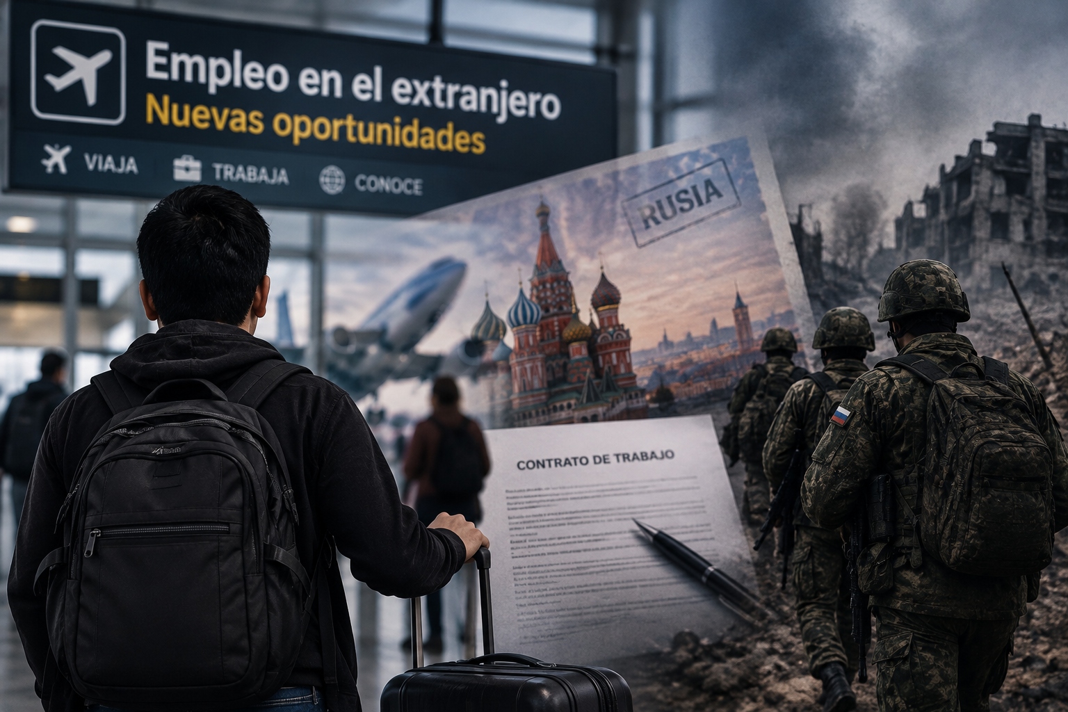 Falsas ofertas de empleo reclutan latinoamericanos para enviarlos a combatir a Rusia