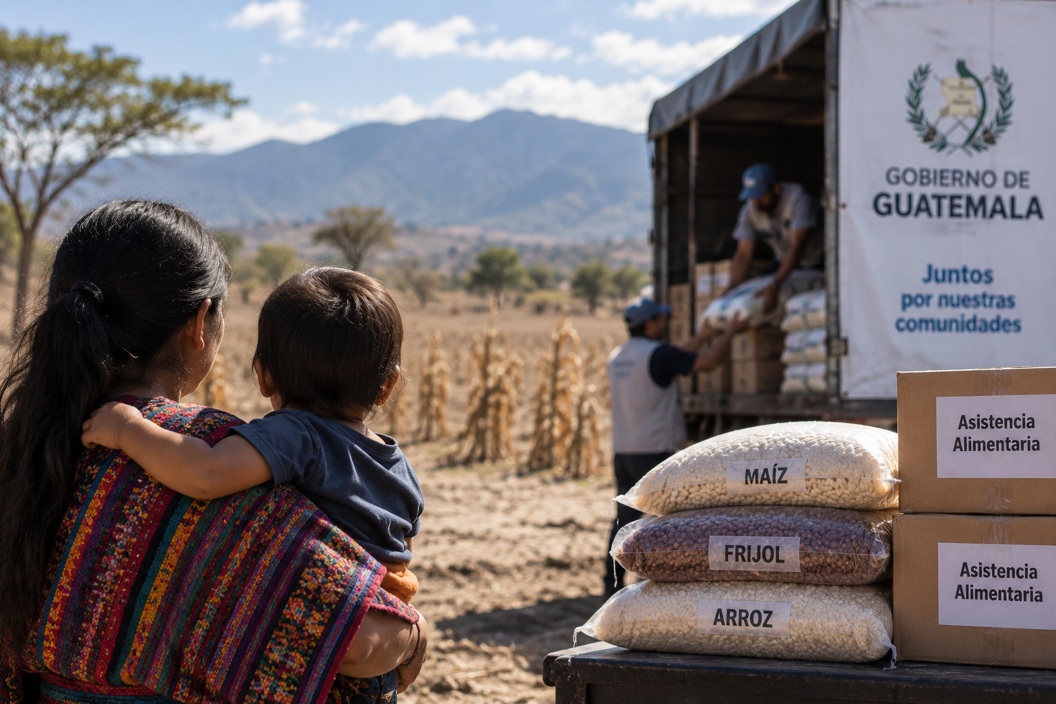 Guatemala destina $62.5 millones para auxiliar a familias afectadas por la sequía