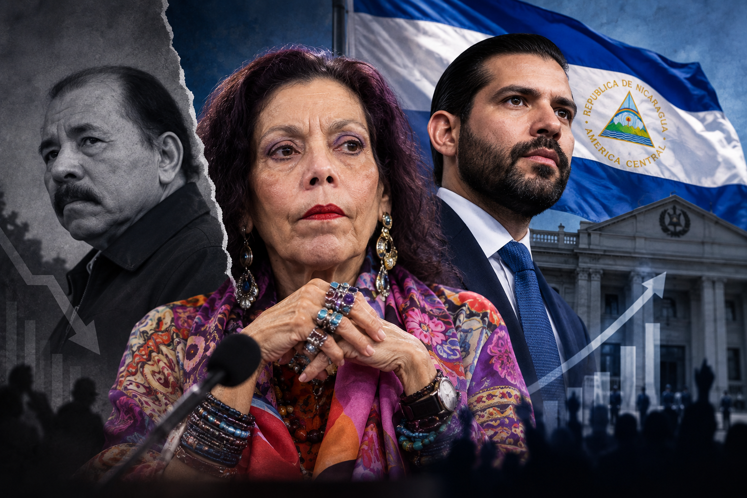 Estudio revela que Murillo reduce menciones a Ortega y aumenta protagonismo de su hijo Laureano