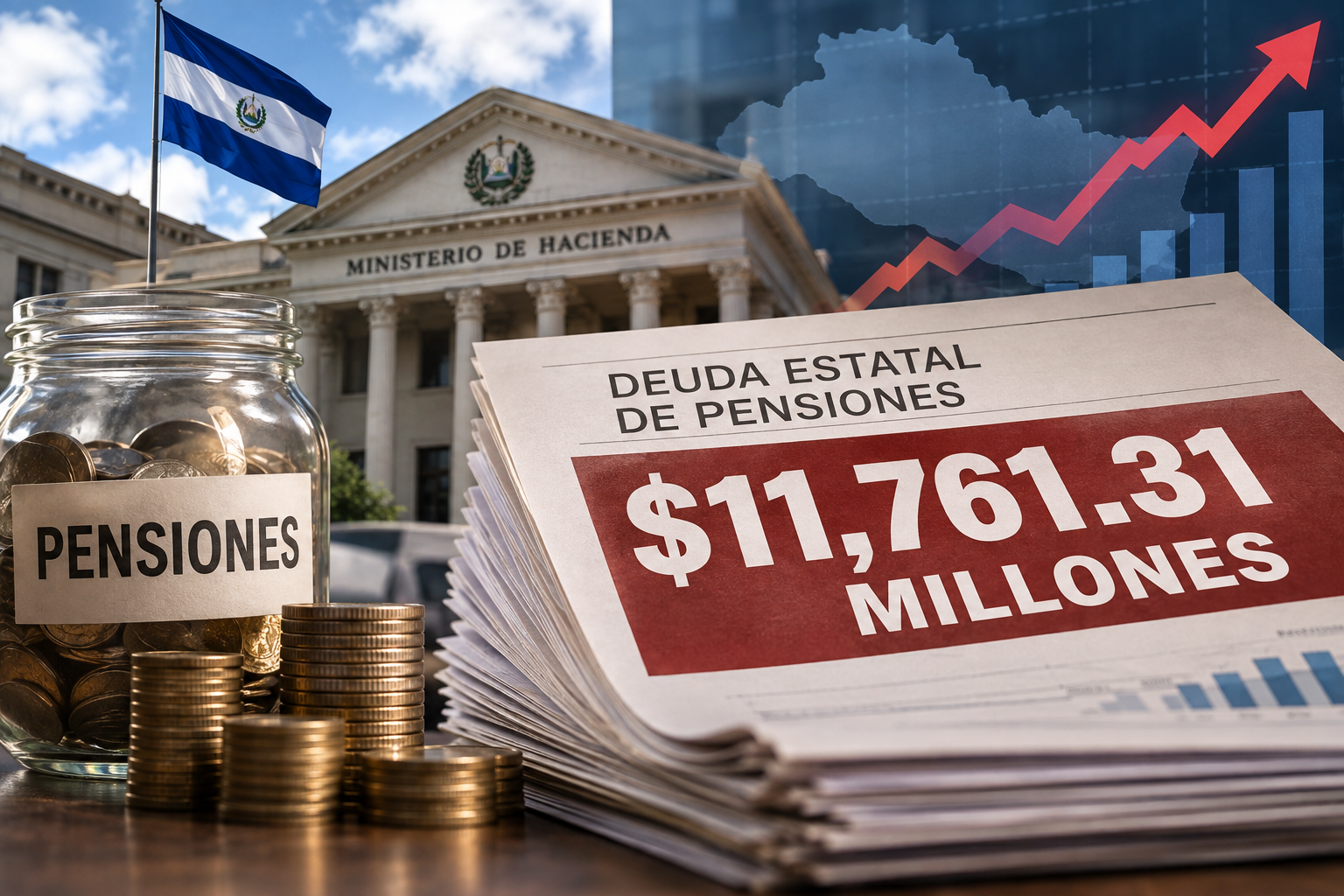 Estado ya debe $11,761 millones al sistema de pensiones salvadoreño