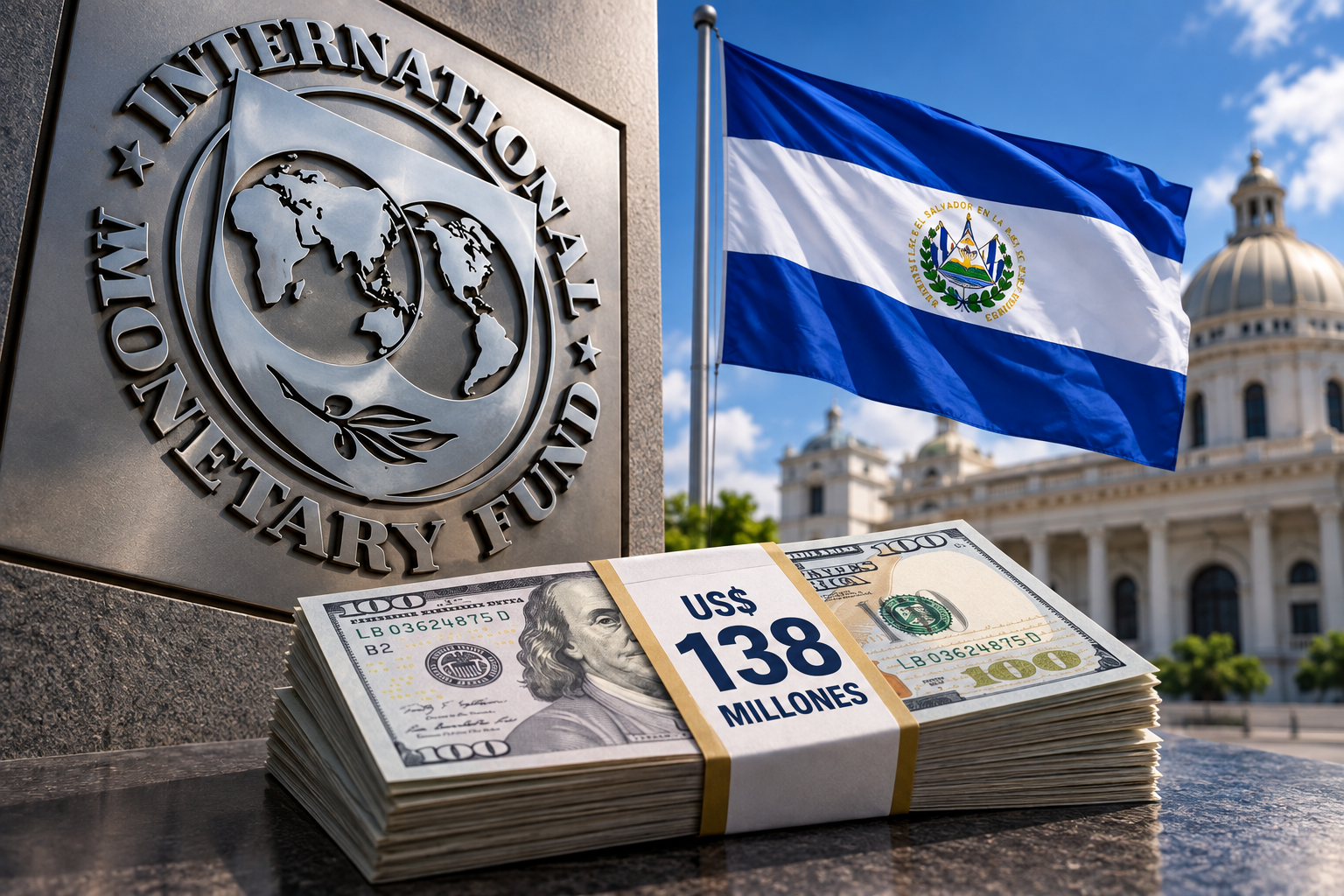 El Salvador recibirá $138 millones del FMI tras superar segunda y tercera revisión del acuerdo